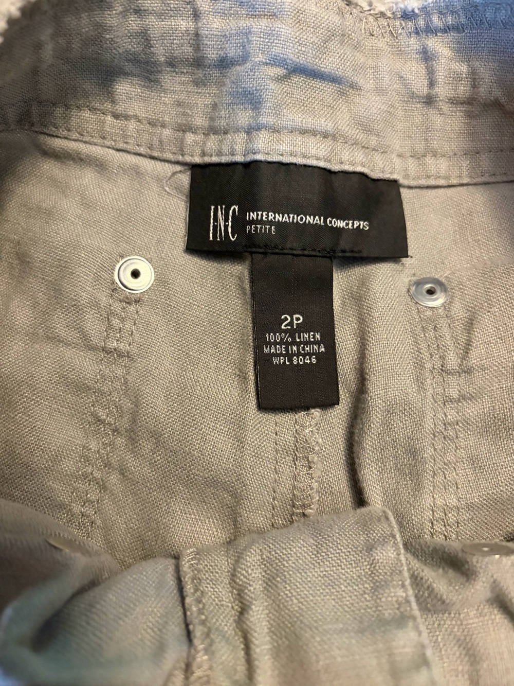 INC International Concepts Pre-loved Women’s Relaxed Drawstring Pants Gray 2P - Picture 6 of 7